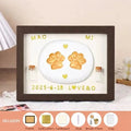 DIY Pet Paw Print Photo Frame Kit - Mess - Free Ink Pad Memorial Keepsake for Dogs & CatsFurEver Memory