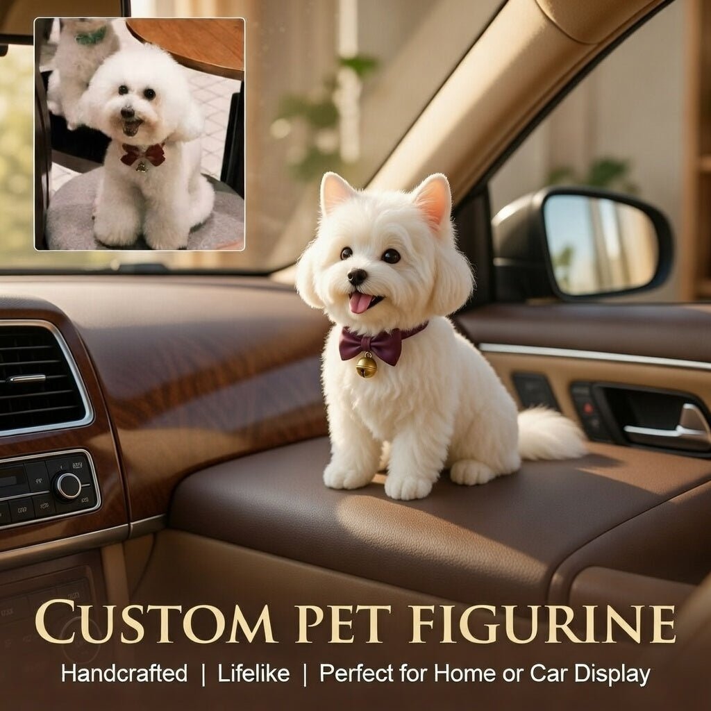 🐾 Custom Handmade Pet Figurine – Your Furry Baby in 3D! (3.15") 🐶💕FurEver Memory